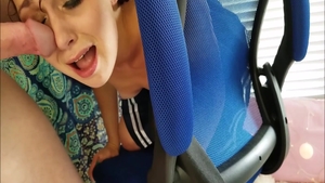 Super hot amateur submissive facefuck