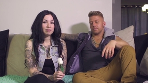 Naughty babe blowjob at the audition