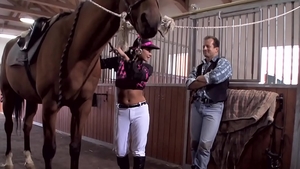 JizzOrama - European Tera Joy cum on tits in the farm