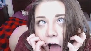 Very cute and wet slapping solo