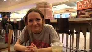 Brunette voyeur got fucked hard in public