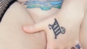 Inked amateur squirt