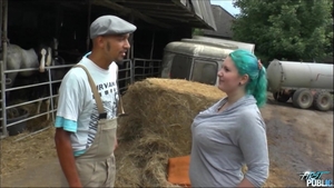 My First Public - Busty amateur cowgirl fuck in public