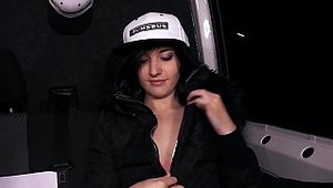 Bums Bus: Alina Lamour goes wild on cock