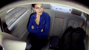 Amateur voyeur fucking in the taxi