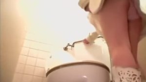 Super hot japanese amateur hard sex in the toilet