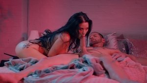 Brunette Katrina Jade cum in mouth