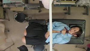 Japanese teen chick has a soft spot for voyeur nailing