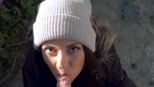 PublicAgent - POV hard slamming together with Rebecca Volpetti