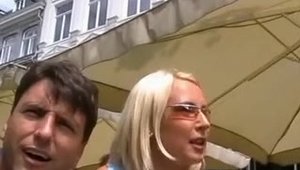 Amateur rough in the street