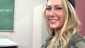 Hookup stroking with Xander Corvus beside busty Carter Cruise