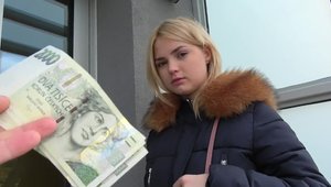 Public Agent: Orgasm in public with petite amateur Lolly Small