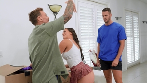 Brazzers: Short Hair Beauty Takes Both