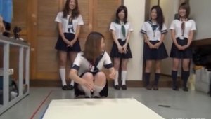 Bends to get fucked after school with amateur